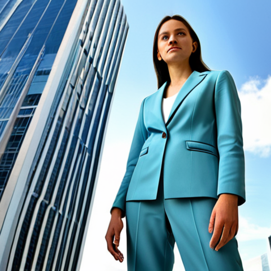 **

"A young professional architect, fully clothed in a stylish yet modest pantsuit, standing confidently in front of a skyscraper she designed, during daytime, appropriate attire, safe for work, perfect anatomy, correct proportions, natural pose, well-formed hands, proper finger count, natural body proportions, professional architectural photography, high quality, clear sky, urban environment, family-friendly."

**