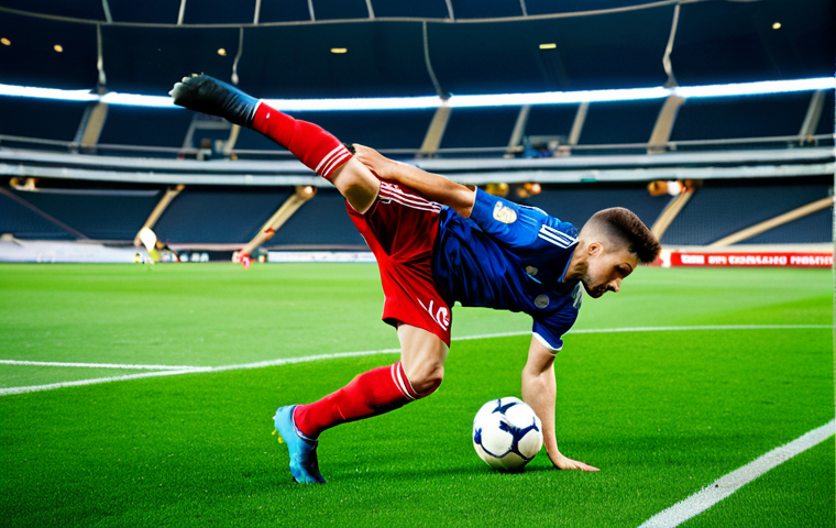 축구 트래핑 기술 익히기 - Mastering Inside Trapping**

"A soccer player in full athletic gear demonstrating inside trapping, f...