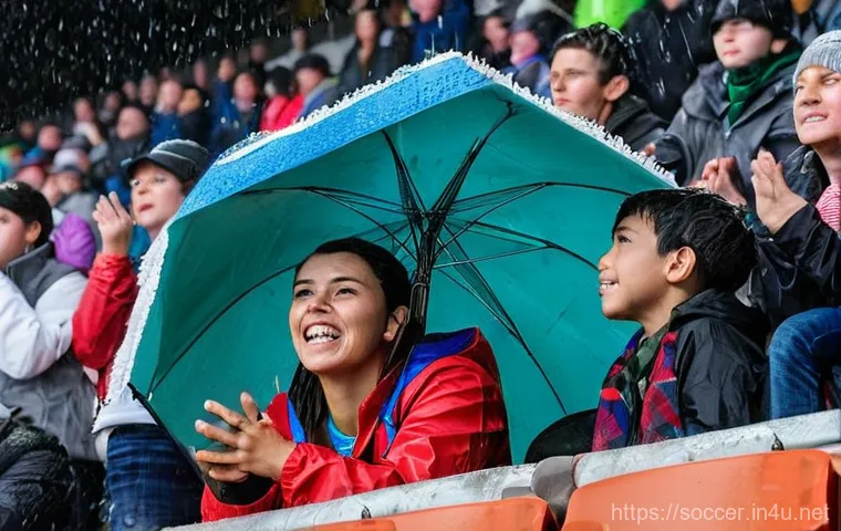 축구 경기 날씨에 따른 준비물 - Cozy Comfort at a Winter Football Match**
A mid-shot of a person, appearing to be in their 20s or 30...
