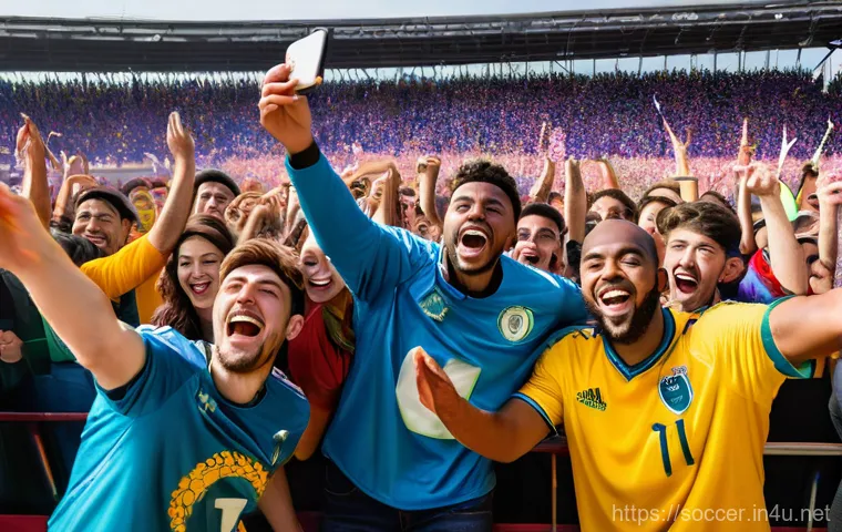 축구 팬을 위한 블로그 운영 팁 - A dynamic, modern football analyst, a male in his late 20s with short, neatly styled hair, is deeply...