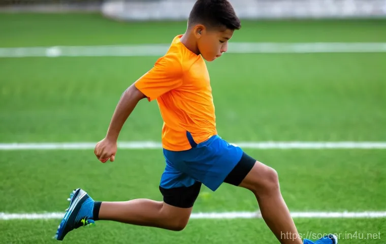 축구 트라이얼 준비 팁 - **Prompt 1: Intense Physical Training for a Soccer Trial**
    A determined young male soccer player...