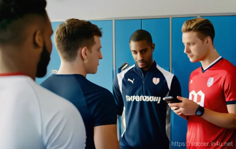 축구 팀 명단 관리 툴 - A focused football coach, a man in his late 30s to early 40s with a thoughtful expression, wearing a...