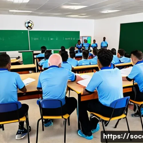 Home 27 축구 심판 자격증 취득법 - A diverse group of aspiring football referees, including men and women of various ages (from late te...